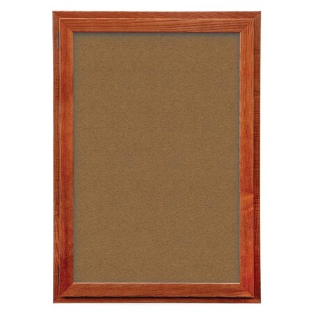 United Visual Products Outdoor Enclosed Combo Board, 72"x36", Black Frame/Blue & Pumice UVCB7236ODB-BLUE-PUMICE